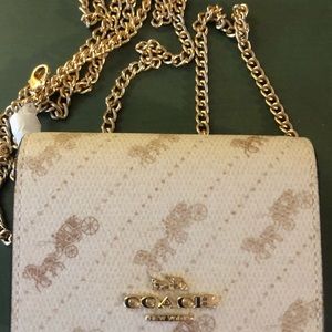 Authentic Coach wallet on a chain